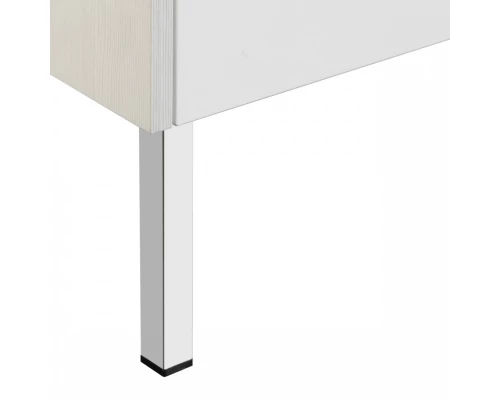 Тумба ЙОРК 60, белая, выбеленное дерево (под раковину ТИГОДА 60)