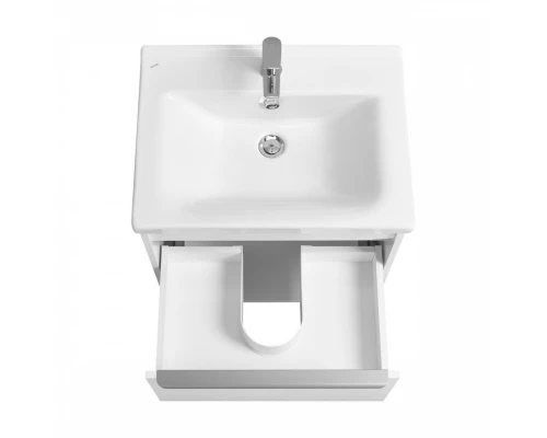 Тумба-умывальник ХОУП 60, 1 ящ., подвесная, белый матовый (под раковину МИРАНДА 60)