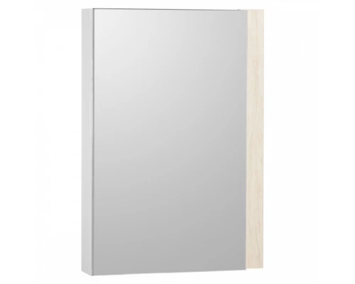 Зеркальный шкаф КАНТРИ 55, белый, дуб верона