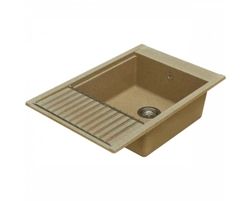 Мойка для кухни Делия 78 787x516x218 мм, прямоуг. с крылом, песочный