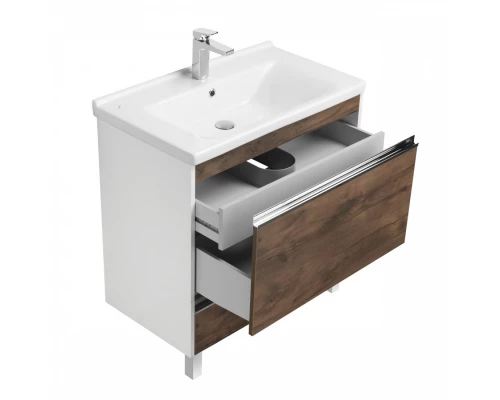 Тумба КАПРИ 80, таксония темная (под раковину МИРАНДА 80)