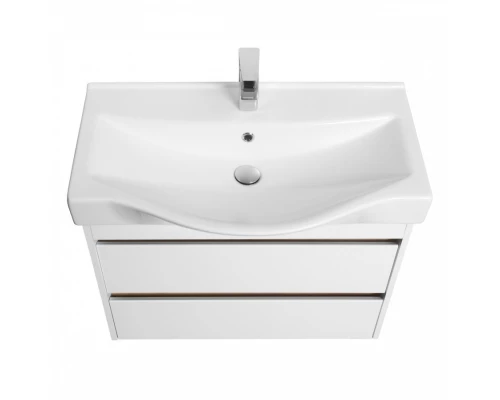 Тумба НОРТОН 80, белая (под раковину БЕВЕРЛИ 80)