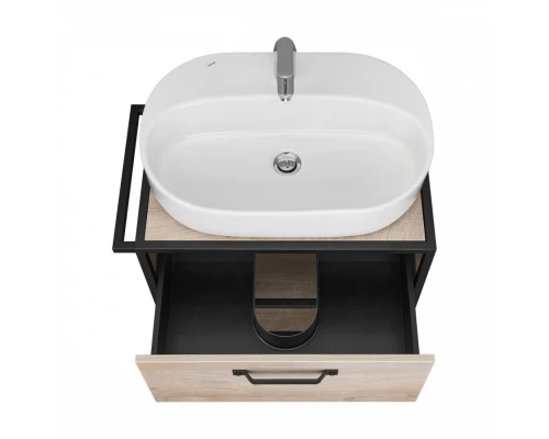 Тумба ЛОФТ ФАБРИК 65, дуб эндгрейн (под раковину ФАБИА 65, ОДРИ Round 62, ОДРИ Soft 42)