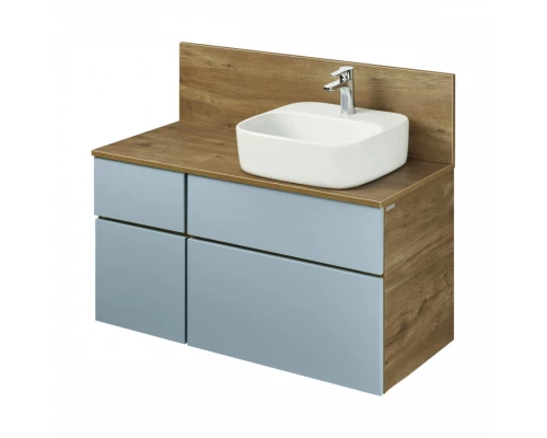 Тумба МИШЕЛЬ 100, дуб рустикальный, фьорд (под раковину ОДРИ 42, MILA 350. ЛОЛА 60)