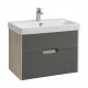 Тумба ОЛИВИЯ 70, грей, дуб ойстер (под раковину АДРИАНА 70)
