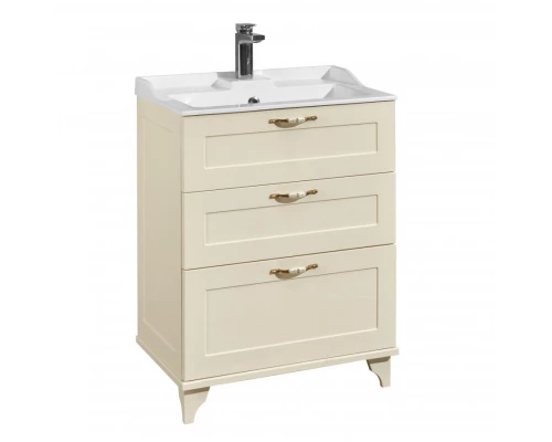 Тумба ЛЕОН 65 H, дуб беж. (под раковину ФАБИА 65)