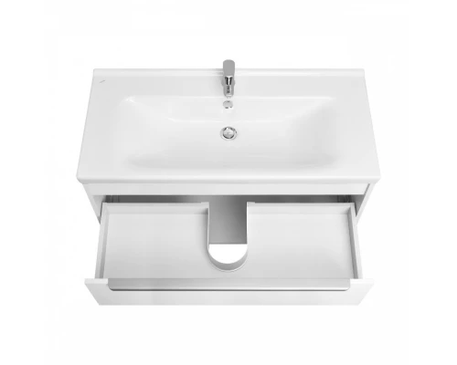 Тумба-умывальник ХОУП 100, 1 ящ., подвесная, белый матовый (под раковину МИРАНДА 100)