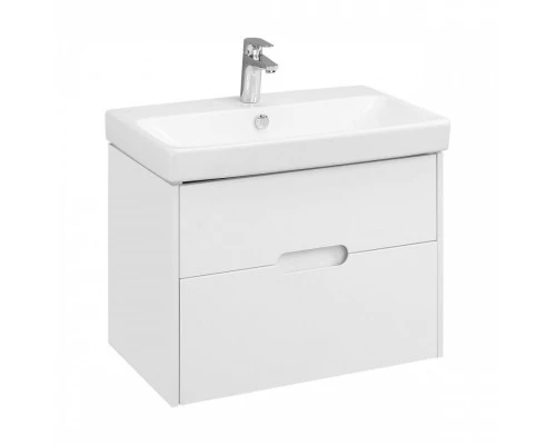 Тумба ОЛИВИЯ 70, подвесная, 2 ящ., белая матовая (под раковину АДРИАНА 70)