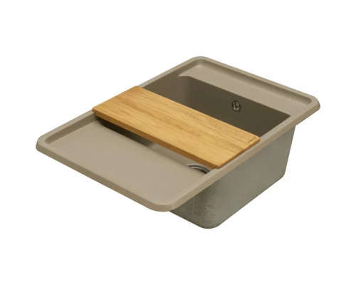 Мойка для кухни  Беллис 78 780x510x250 мм, прямоуг., серый шелк