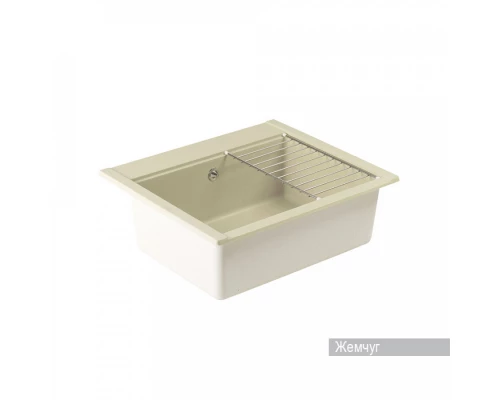 Мойка для кухни  Делия 60 602х517х218 мм, жемчуг