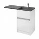 Тумба ЛОНДРИ 120 под с/маш 60, бел. (под раковину ЛОНДРИ 120)