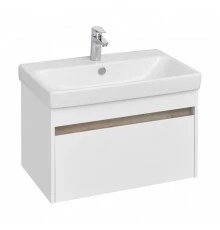 Тумба МАРТИ 70, подвесная, белая, ясень шимо (под раковину АДРИАНА 70)