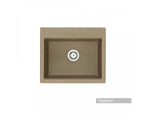 Мойка для кухни  Делия 60 602х517х218 мм, терракот