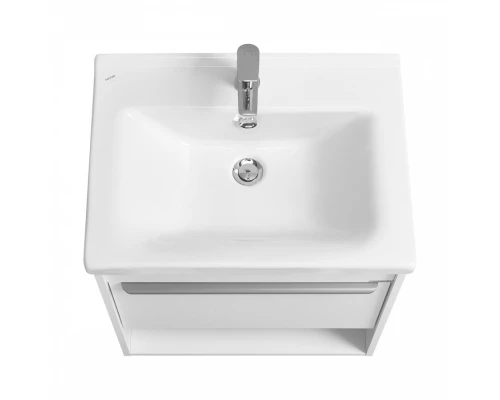 Тумба-умывальник ХОУП 60, 1 ящ., подвесная, белый матовый (под раковину МИРАНДА 60)