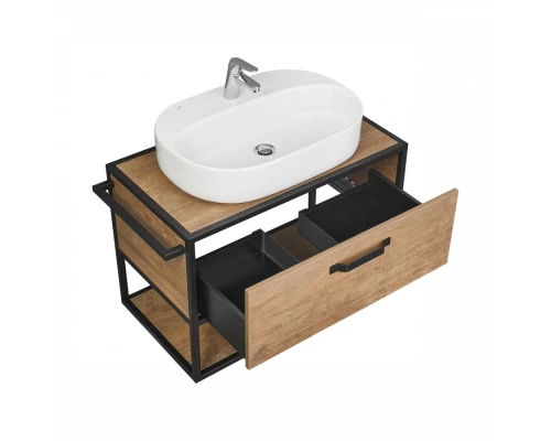 Тумба ЛОФТ ФАБРИК 80, дуб кантри (под раковину ФАБИА 80, VICTORIA-N 80, ОДРИ 42)