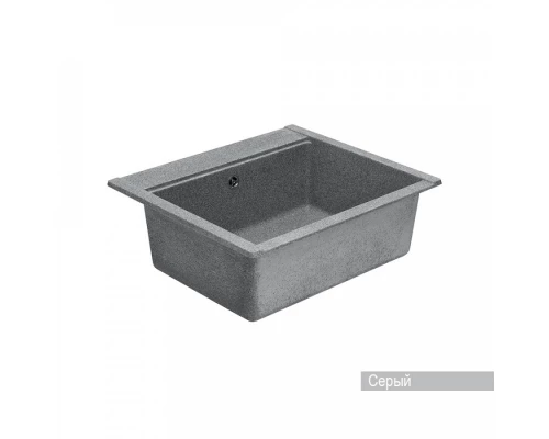 Мойка для кухни  Делия 60 602х517х218 мм, серый