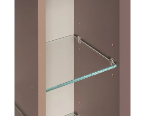 Шкаф-колонна АР-ДЕКО 40,  двустворчатая, подвесная, кашемир