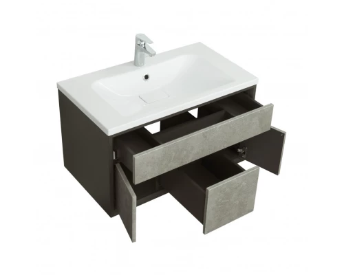 Тумба УЭЛЬС 80, графит (под раковину БРУК 80)