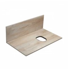 Столешница с панелью МИШЕЛЬ 80, дуб эндгрейн, универсальная