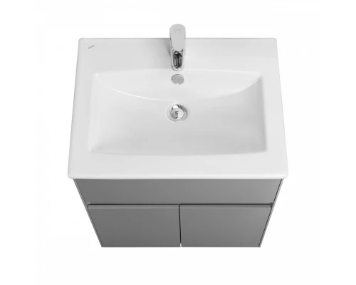 Тумба ФОРЕСТ 60, 1 ящ., 2 дв., туманный серый (под раковину ЭЛИНА 60)