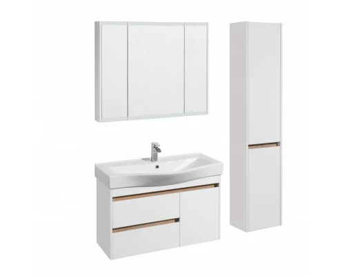 Тумба НОРТОН 100, белая (под раковину БЕВЕРЛИ 100)