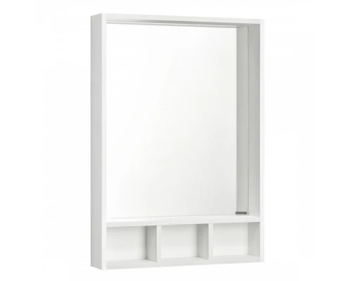 Зеркальный шкаф ЙОРК 60, белый, выбеленное дерево