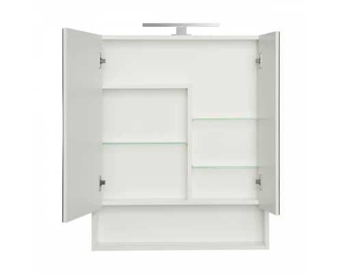 Зеркальный шкаф СКАНДИ 70, подвесной, белый