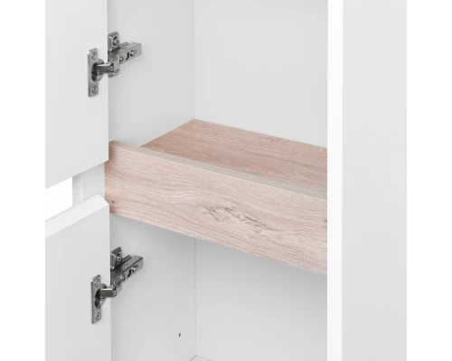 Шкаф-колонна НОРТОН 34, подвесная, левая, белая