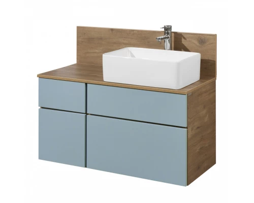 Тумба МИШЕЛЬ 100, дуб рустикальный, фьорд (под раковину ОДРИ 42, MILA 350. ЛОЛА 60)