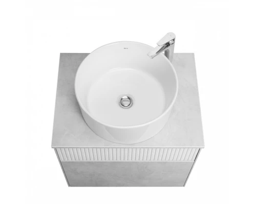 Тумба МАРБЛ 60, 2 ящ., слейт/белый матовый (под раковину MILA 35, MILA 40, ОДРИ Soft 42)