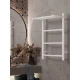 Полотенцесушитель электрический APEXTERMO Корона CR01164WM 600x400 с полкой, белый матовый