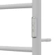 Полотенцесушитель электрический APEXTERMO Корона CR01164WM 600x400 с полкой, белый матовый