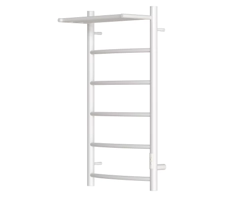 Полотенцесушитель электрический APEXTERMO Корона CR01184WM 800x400 с полкой, белый матовый