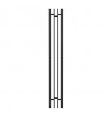 Полотенцесушитель электрический APEXTERMO Дельта DL10122BM 1200x140 с крючками, черный матовый