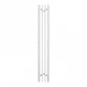 Полотенцесушитель электрический APEXTERMO Дельта DL10122WM 1200x140 с крючками, белый матовый