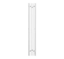 Полотенцесушитель электрический APEXTERMO Дельта DL10122WM 1200x140 с крючками, белый матовый