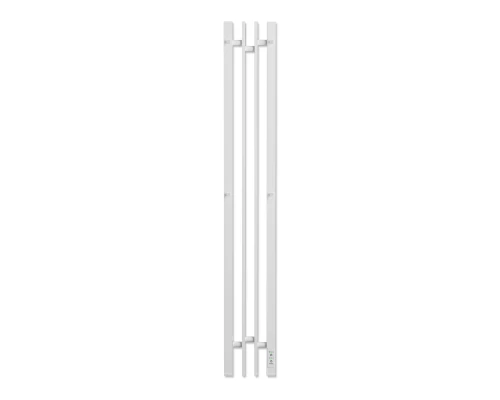 Полотенцесушитель электрический APEXTERMO Дельта DL10122WM 1200x140 с крючками, белый матовый