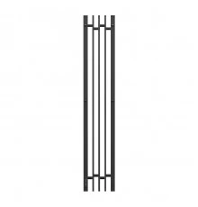 Полотенцесушитель электрический APEXTERMO Дельта DL10123BM 1200x180 с крючками, черный матовый