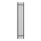 Полотенцесушитель электрический APEXTERMO Дельта DL10123BM 1200x180 с крючками, черный матовый