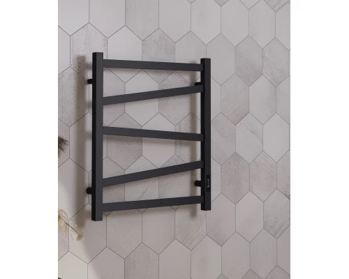 Полотенцесушитель электрический APEXTERMO Генезис GN00165BM 600x500, черный матовый