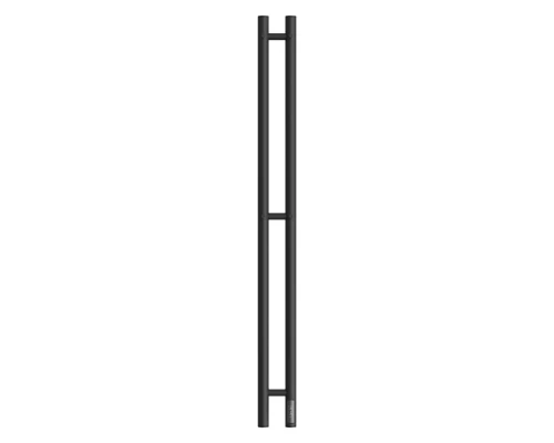 Полотенцесушитель электрический APEXTERMO Луна LN10111BM 1100x80 с крючками, черный матовый