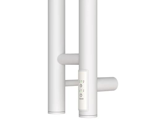Полотенцесушитель электрический APEXTERMO Луна LN10121WM 1200x80 с крючками, белый матовый