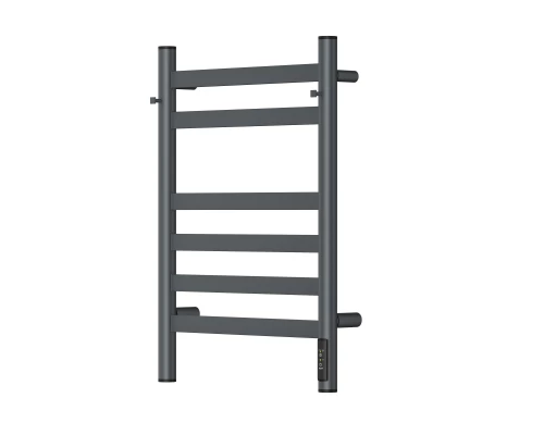 Полотенцесушитель электрический APEXTERMO Сфера SF10164GF 600x400 с крючками, графит металлик