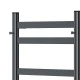 Полотенцесушитель электрический APEXTERMO Сфера SF10164GF 600x400 с крючками, графит металлик