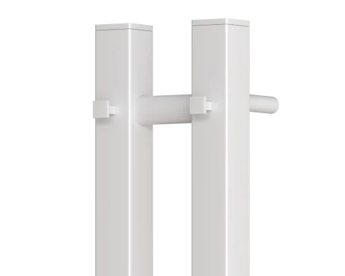 Полотенцесушитель электрический APEXTERMO Сириус SR10111WM 1100x80 с крючками, белый матовый