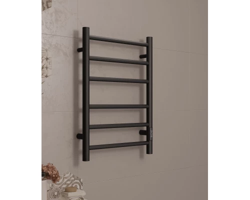 Полотенцесушитель электрический APEXTERMO Стелла ST00164BM 600x400, черный матовый