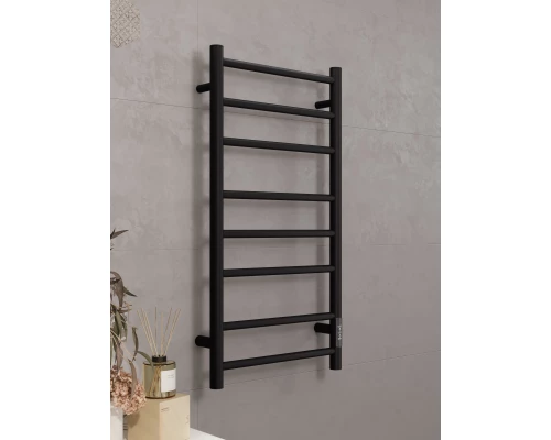 Полотенцесушитель электрический APEXTERMO Стелла ST00184BM 800x400, черный матовый