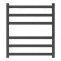Полотенцесушитель электрический APEXTERMO Терра TR00165BM 600x500, черный матовый