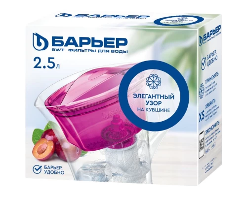 Фильтр-кувшин Барьер Танго синий с узором B291P00 (4601032993917)