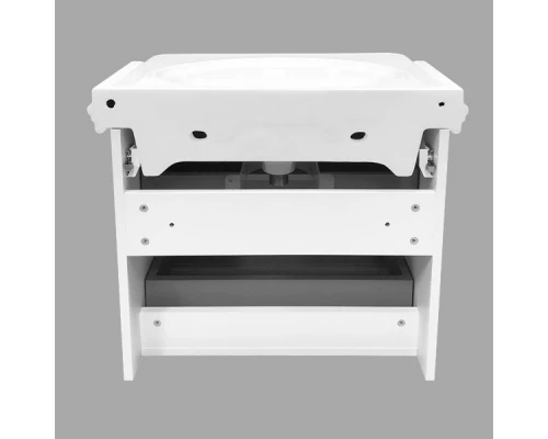 COMFORTY. Тумба-умывальник "Неаполь-65" белый глянец с раковиной 50165